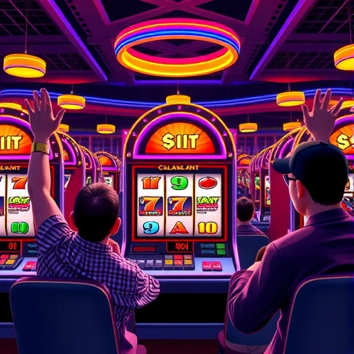Ενθουσιασμένοι παίκτες σε τουρνουά slots